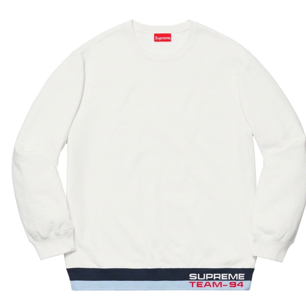 Supreme Rib Striped Crewneck